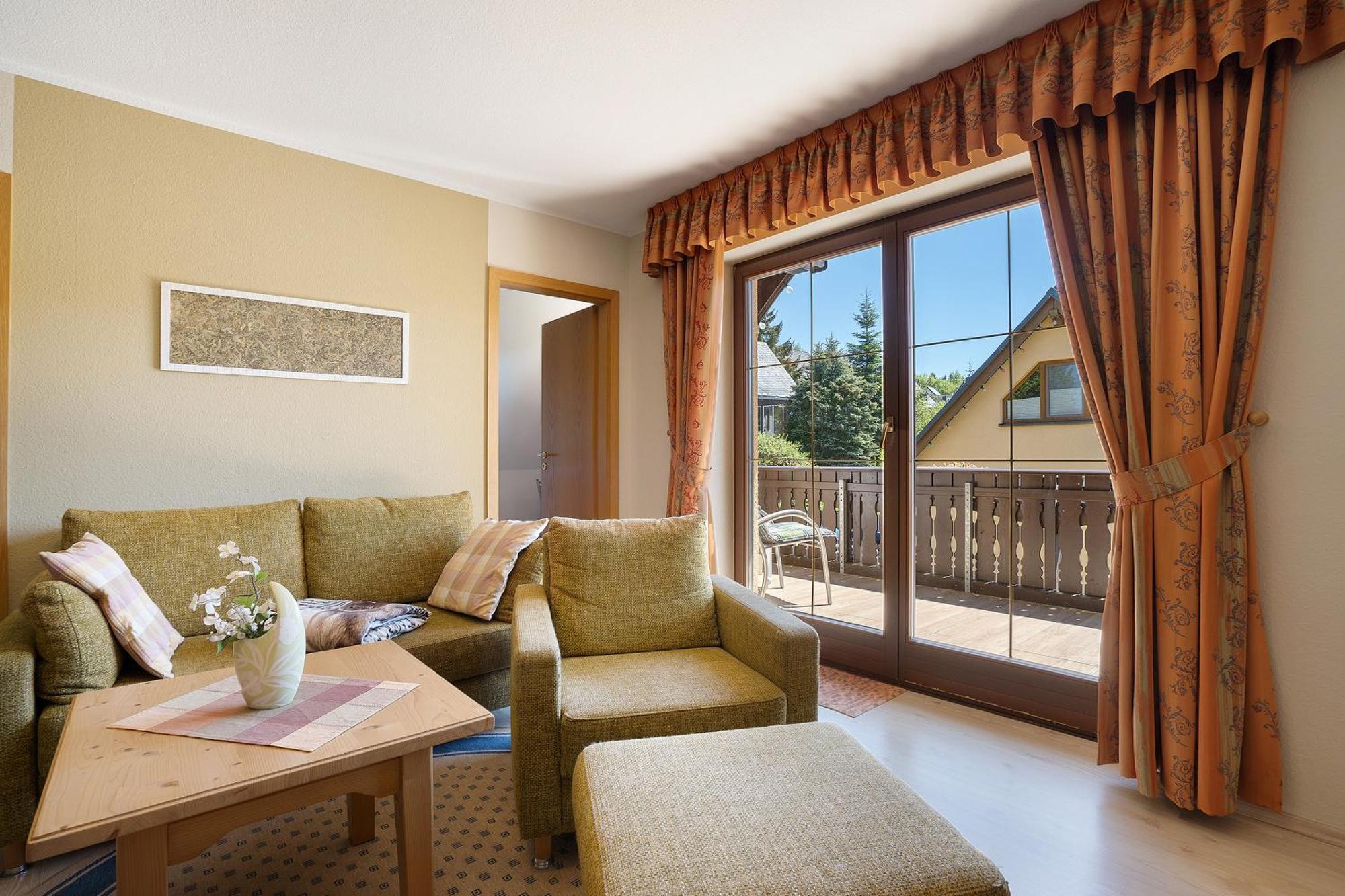 Pension Bergblick Marienberg Bagian luar foto