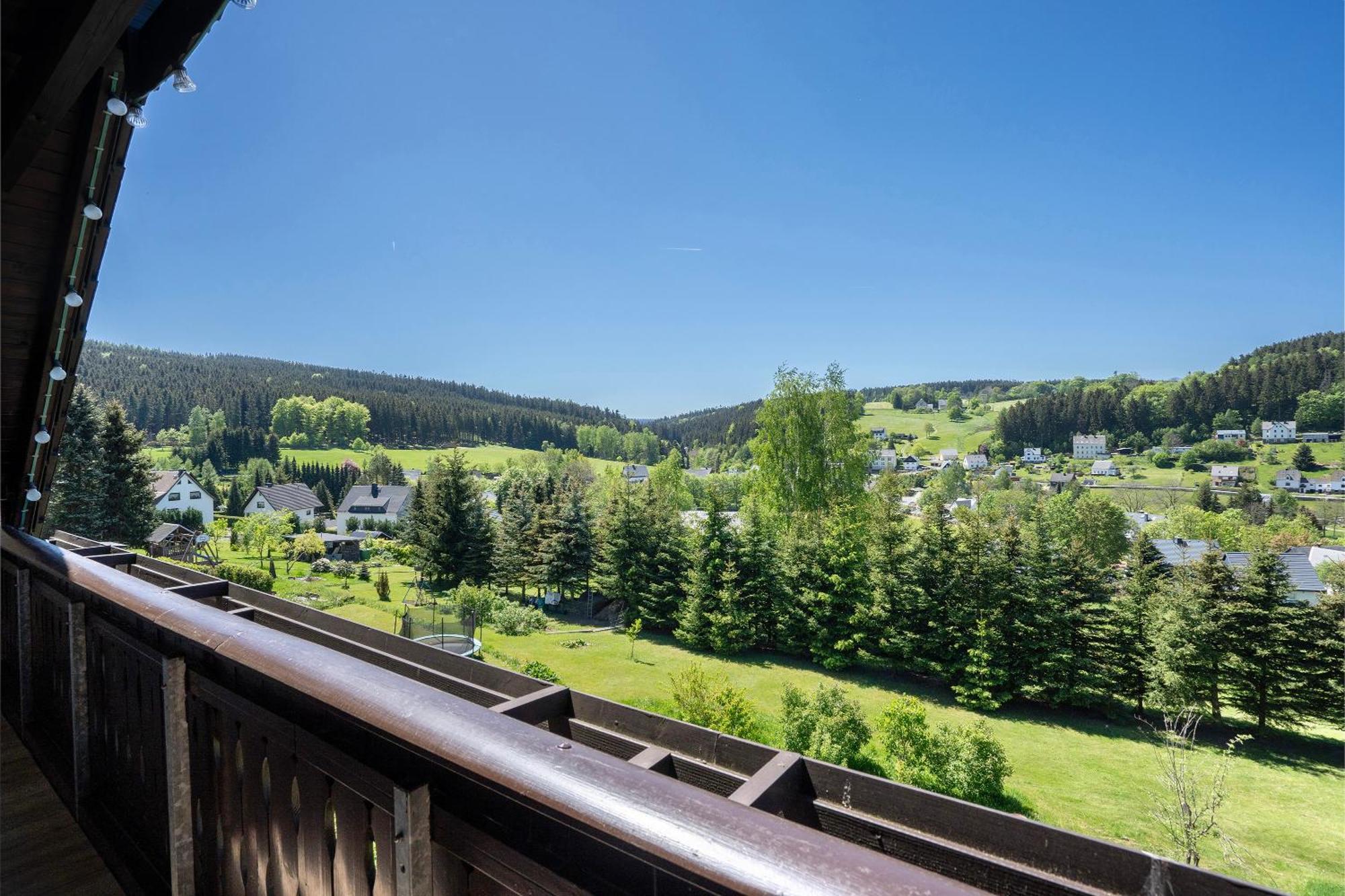 Pension Bergblick Marienberg Bagian luar foto