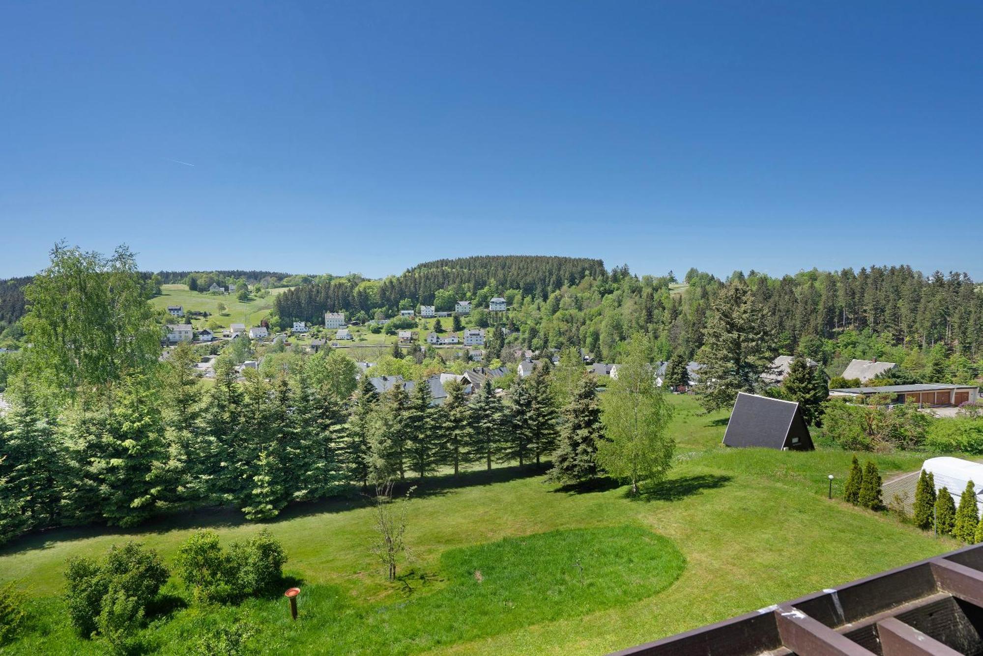 Pension Bergblick Marienberg Bagian luar foto