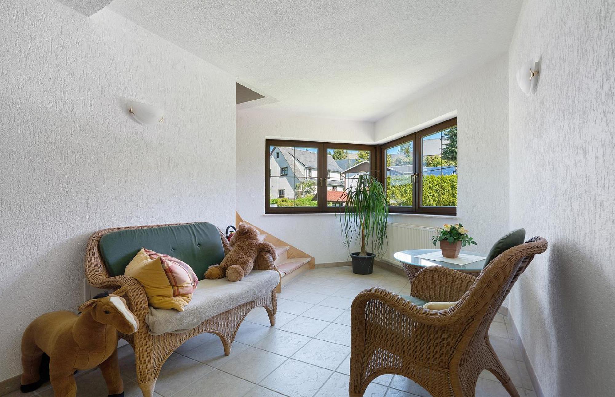 Pension Bergblick Marienberg Bagian luar foto