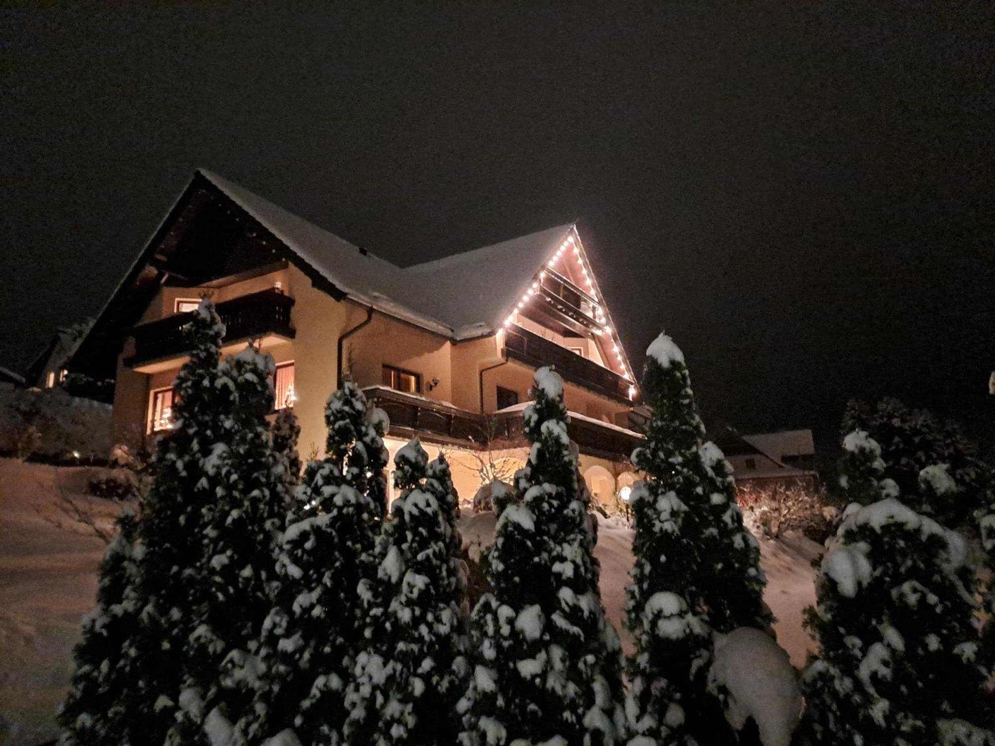 Pension Bergblick Marienberg Bagian luar foto