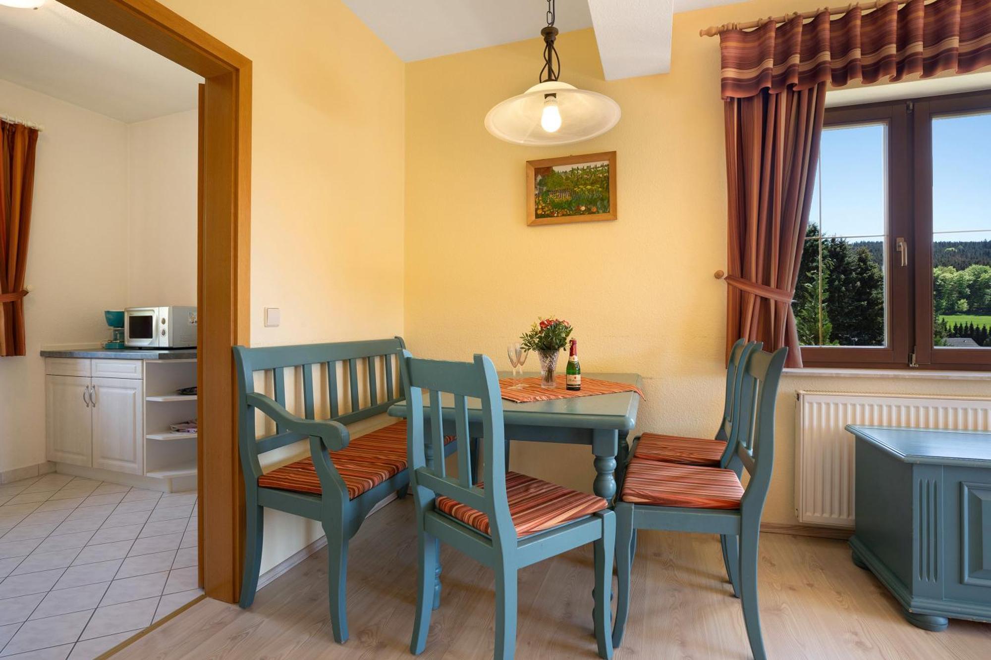 Pension Bergblick Marienberg Bagian luar foto