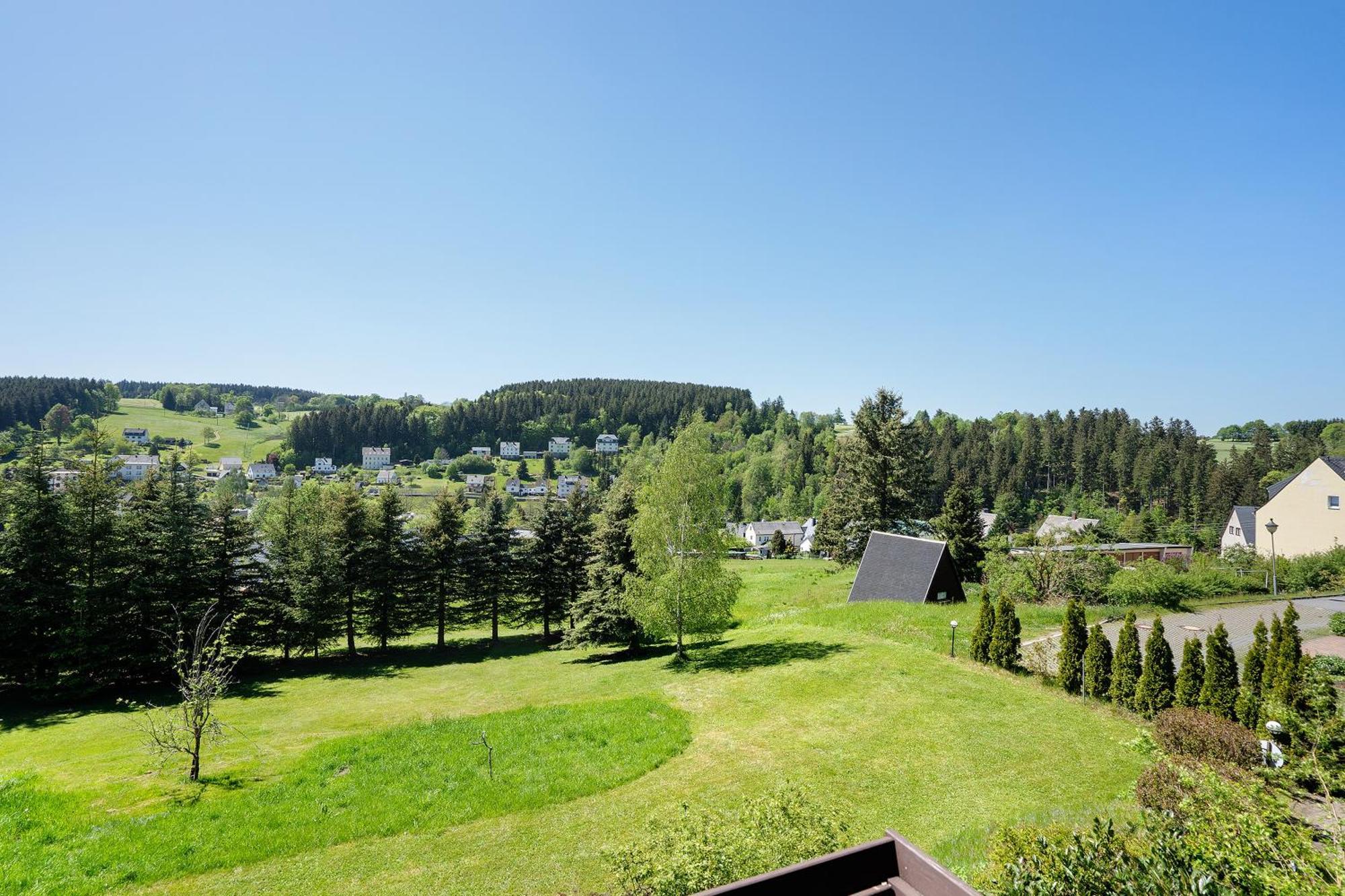 Pension Bergblick Marienberg Bagian luar foto
