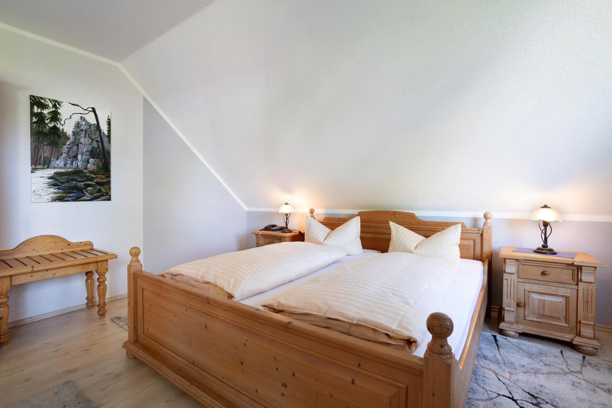 Pension Bergblick Marienberg Bagian luar foto